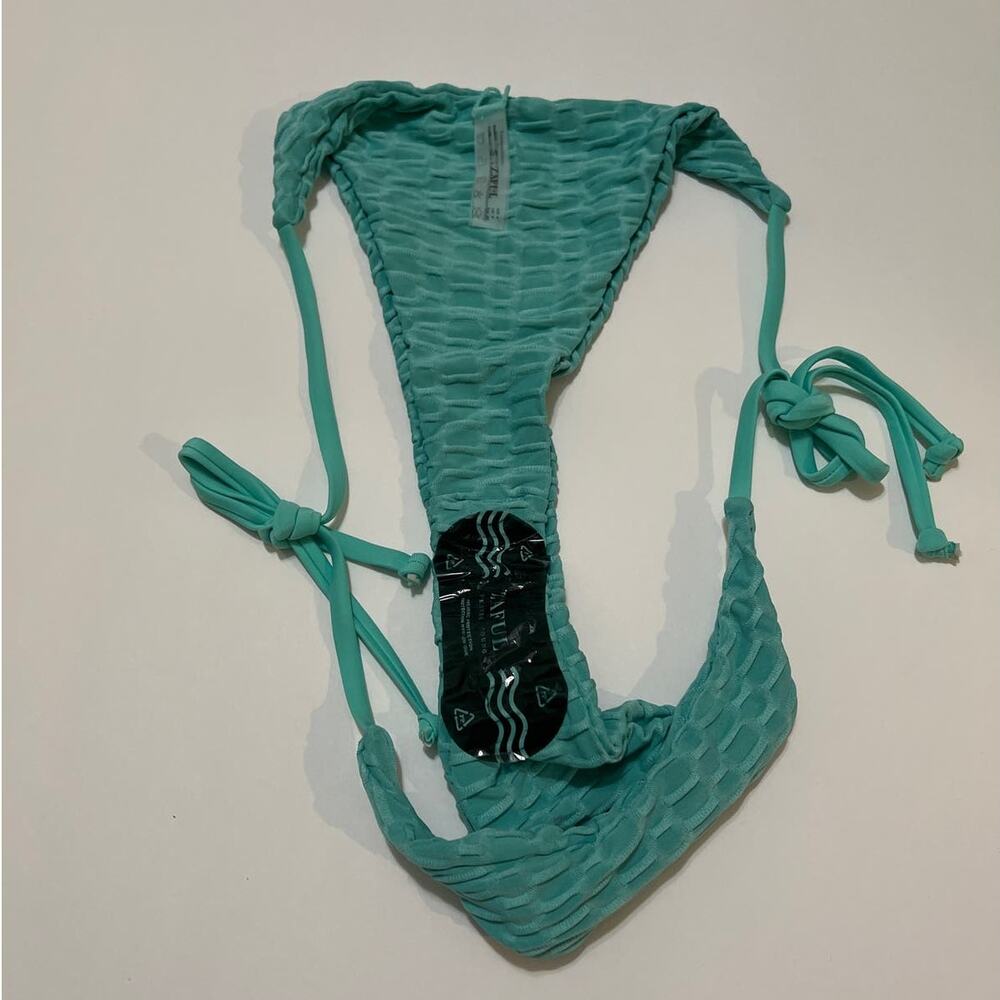 ZAFUL Cutout Bikini Set with Adjustable Straps Honeycomb Green NWT Size 4 - Picture 10 of 12
